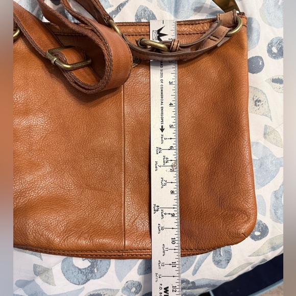 Fossil Brown Leather Crossbody Bag - Picture 4 of 6